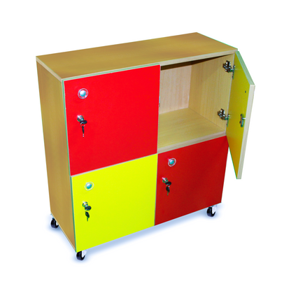 Four Cubby Storage Locker