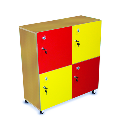 Four Cubby Storage Locker