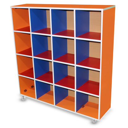 Sixteen Cubby Storage Unit