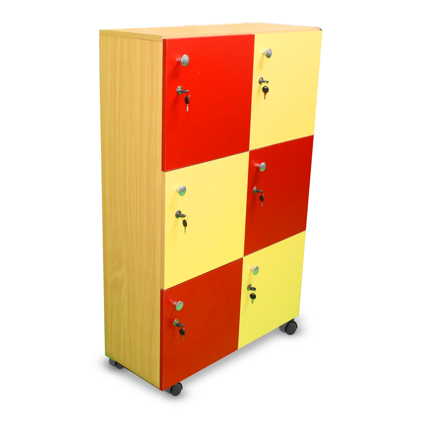 Six Cubby Storage Locker