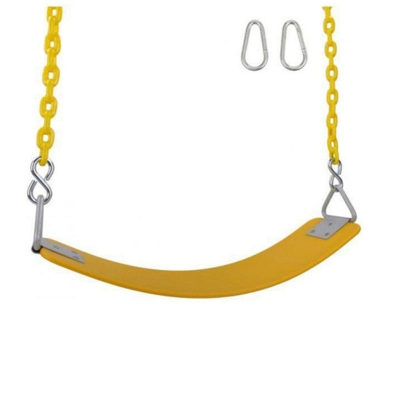 Heavy Duty Swing Seat with Rubber Coated Chain