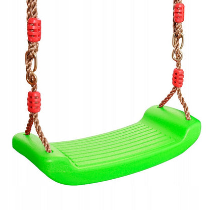 Swing Seat Board with Height Adjustable Rope
