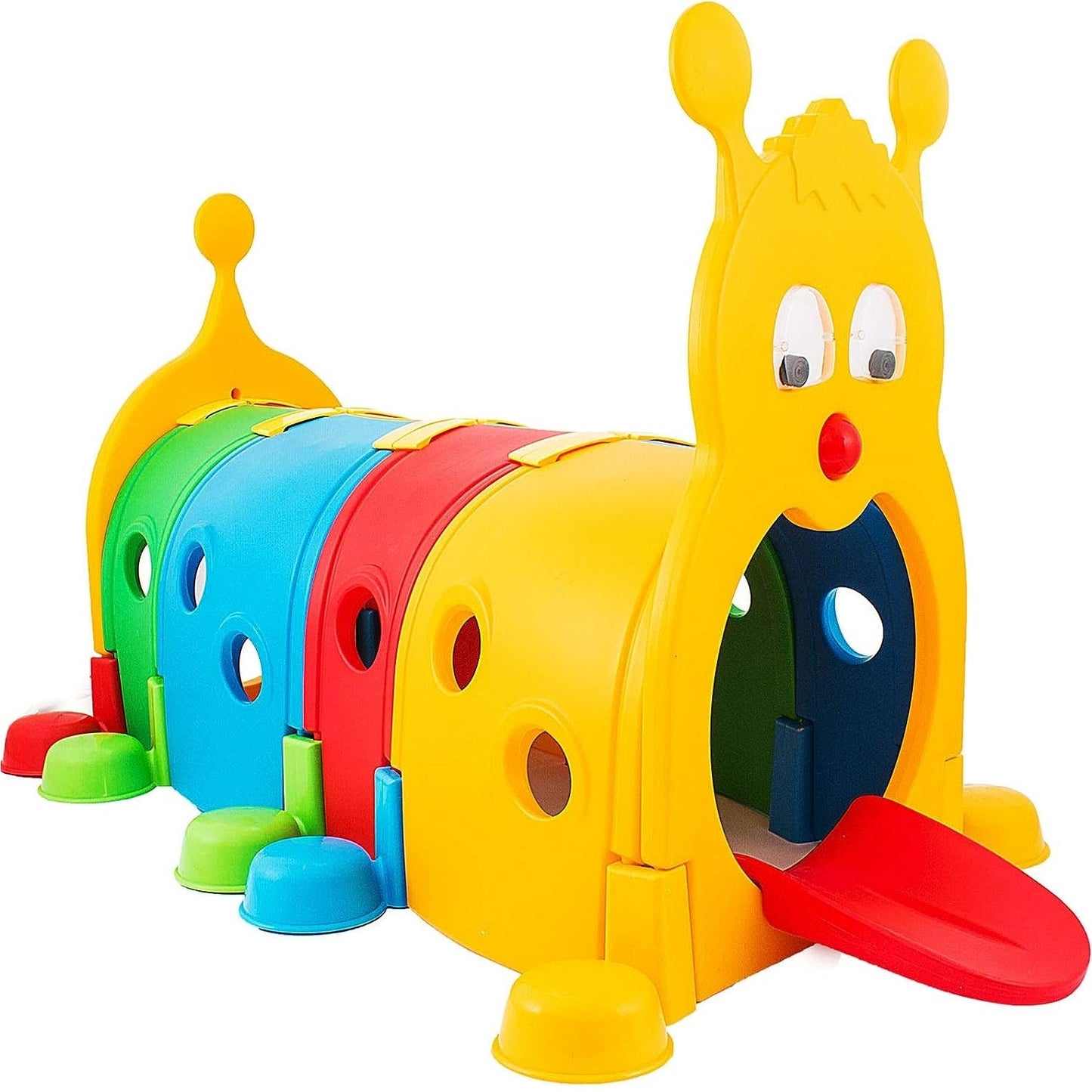 Caterpillar Tunnel 4 Compartments Multicolor