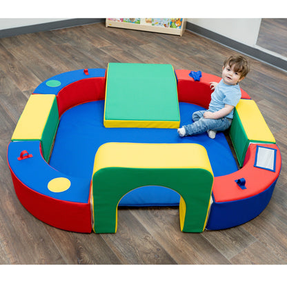 Playring with Tunnel & Slide