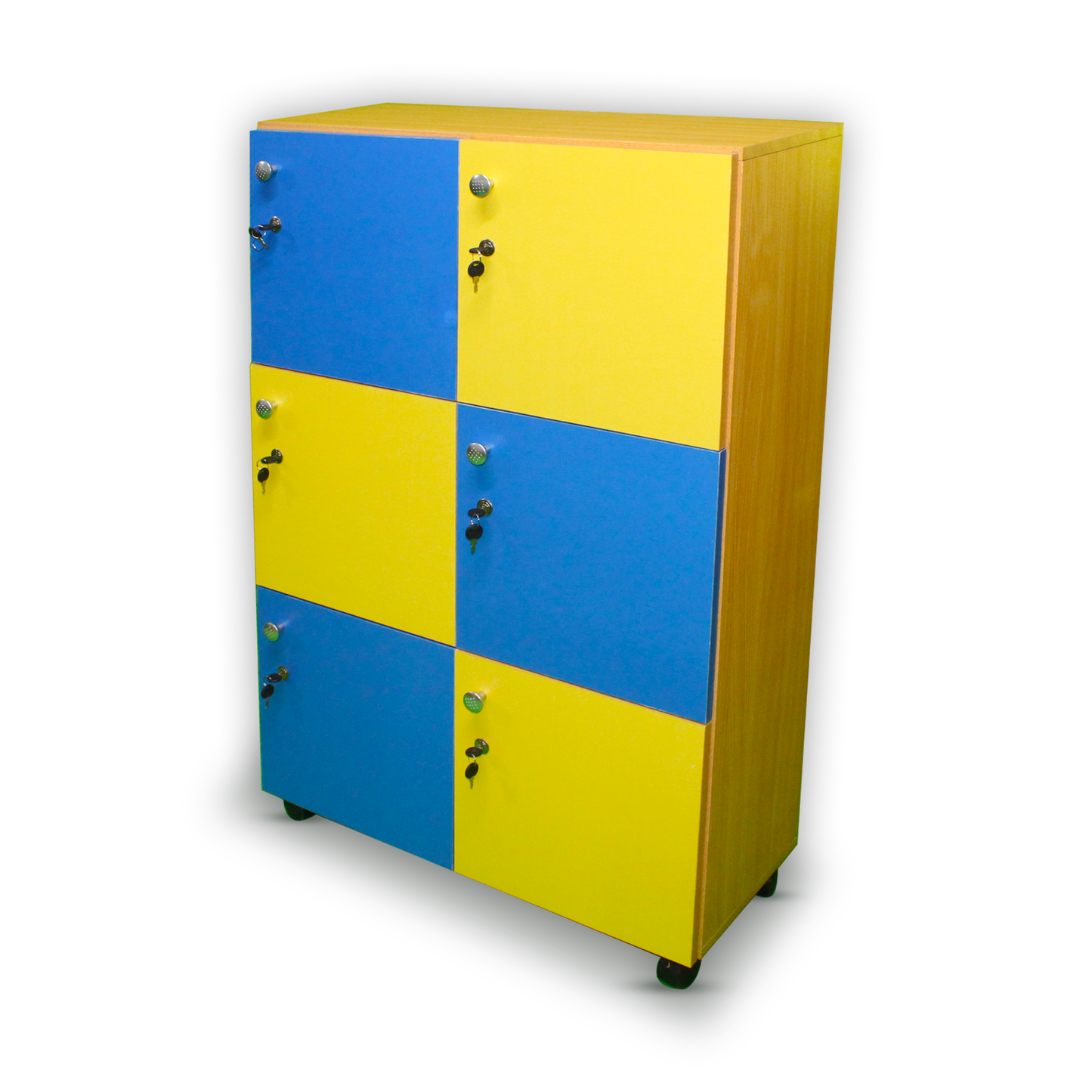 Six Cubby Storage Locker