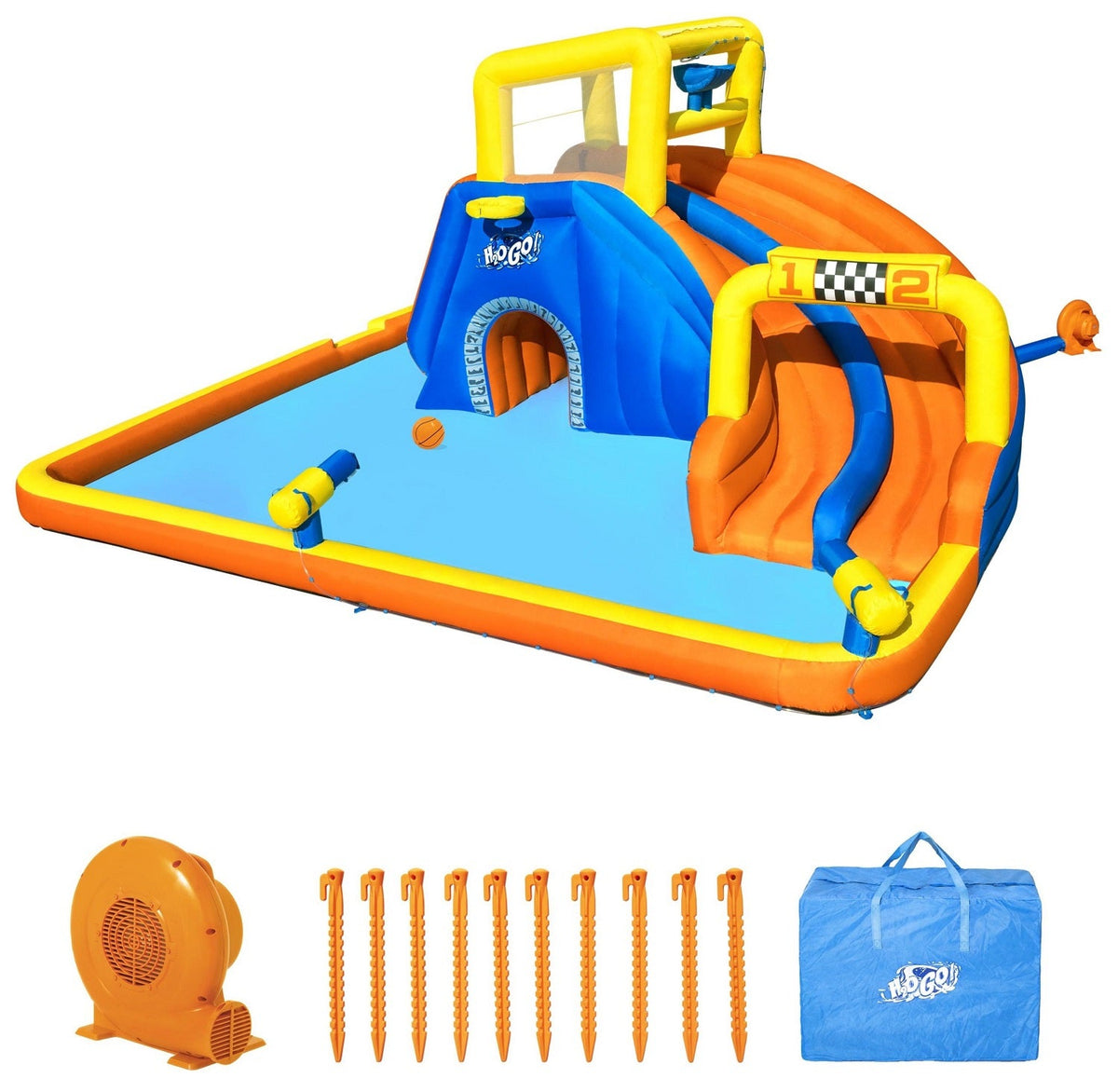 H2OGO!® Super Speedway Inflatable Water Park