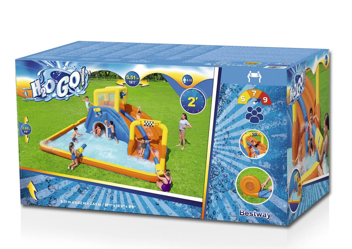 H2OGO!® Super Speedway Inflatable Water Park
