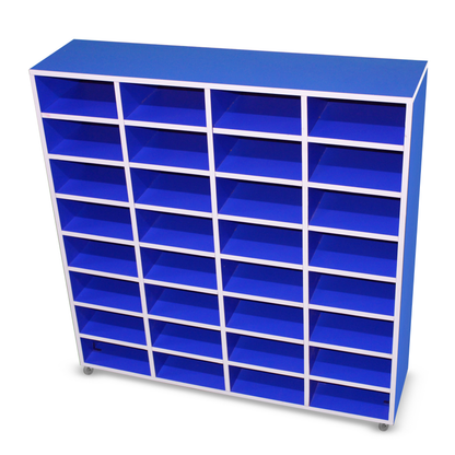 Thirty-two Cubby Storage Unit