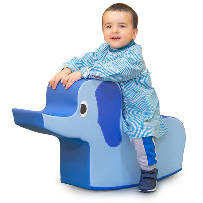 Rocking Blue Elephant