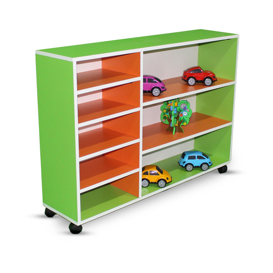 Five Cubby Storage Unit & 3- Shelves