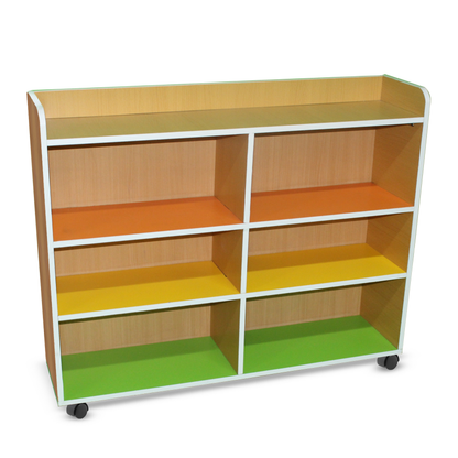 Shelving Unit with Six Cubby Storage