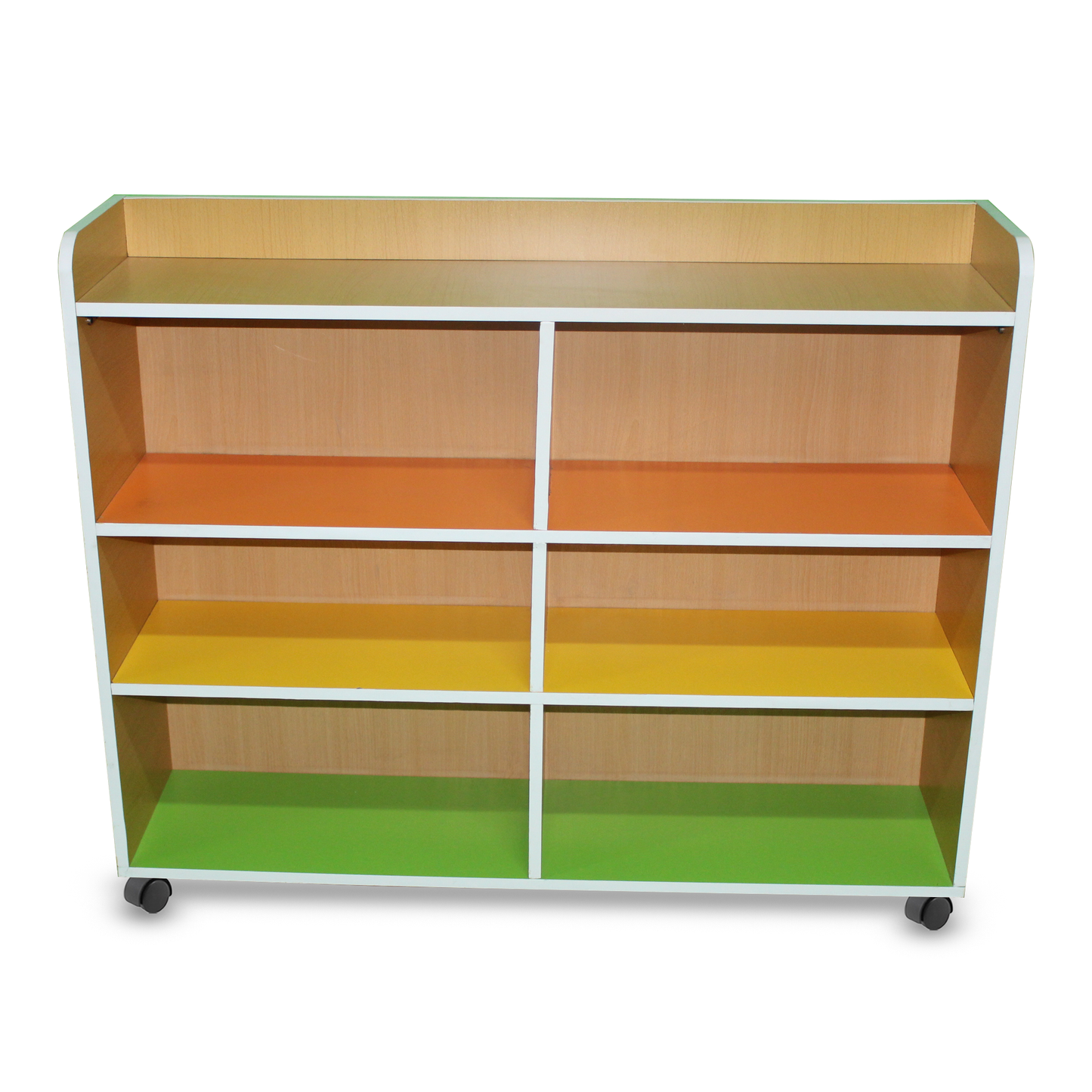 Shelving Unit with Six Cubby Storage