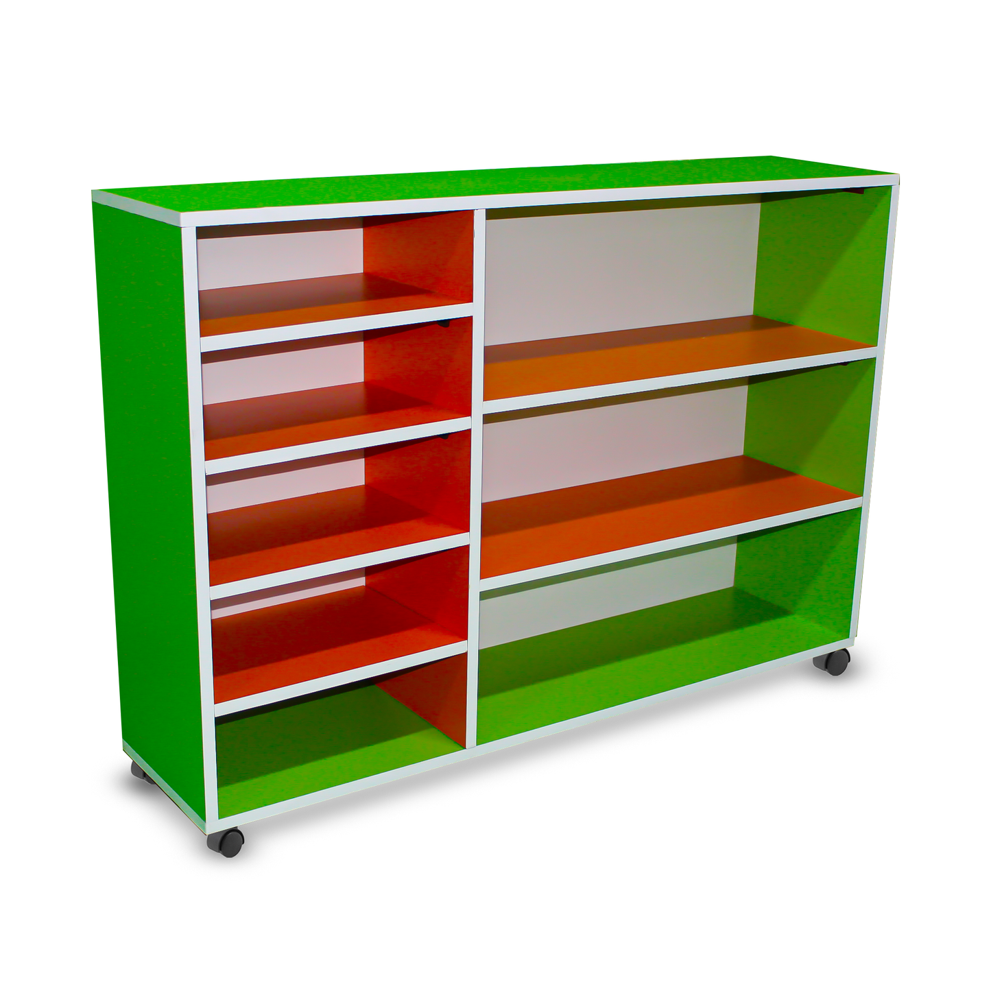 Five Cubby Storage Unit & 3- Shelves