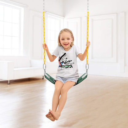 Heavy Duty Swing Seat with Rubber Coated Chain