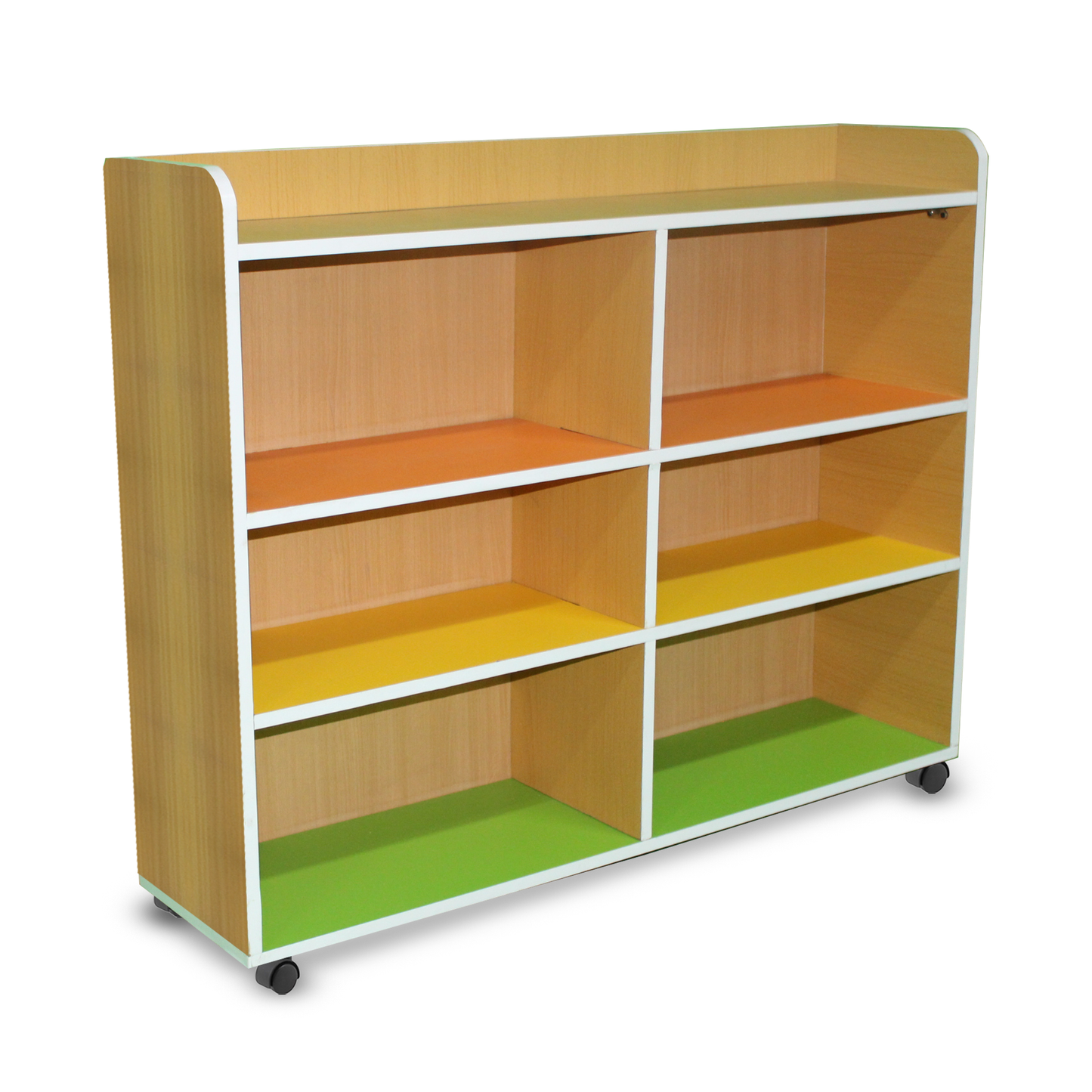 Shelving Unit with Six Cubby Storage