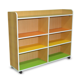 Shelving Unit with Six Cubby Storage
