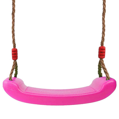 Swing Seat Board with Height Adjustable Rope