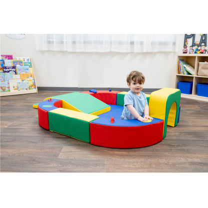 Playring with Tunnel & Slide