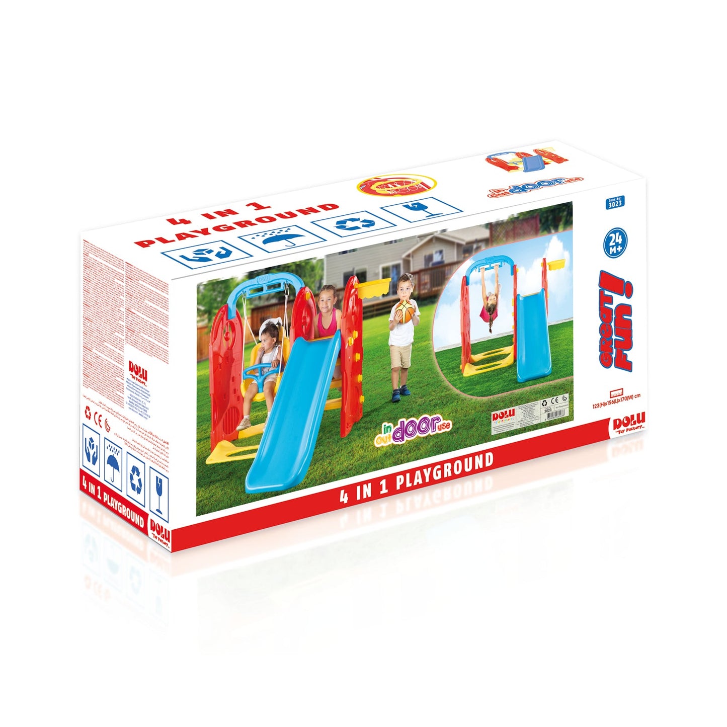 Dolu 4 In 1 Kids Playground