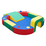 Playring with Tunnel & Slide
