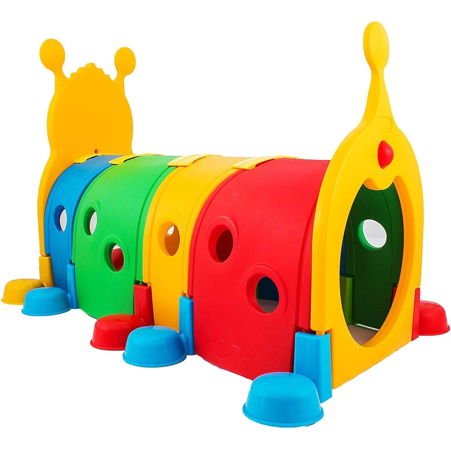 Caterpillar Tunnel 4 Compartments Multicolor