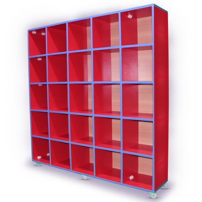 Twenty-five Cubby Storage Unit
