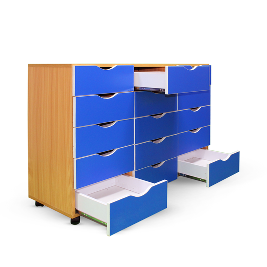 15 Drawer Storage Unit