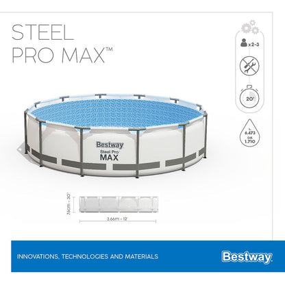 Steel Pro MAX® 6,473 Liters Round Pool 366x76cm