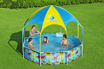 Steel Pro 1,688 Liters Splash in Shade Play Pool 2.44m x 51cm