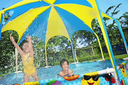Steel Pro 1,688 Liters Splash in Shade Play Pool 2.44m x 51cm