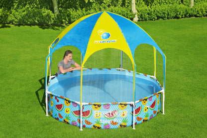 Steel Pro 1,688 Liters Splash in Shade Play Pool 2.44m x 51cm