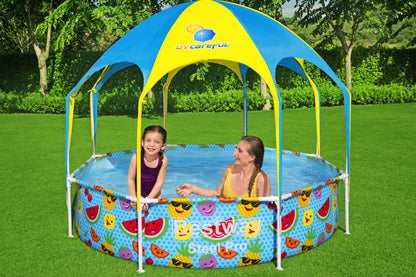 Steel Pro 1,688 Liters Splash in Shade Play Pool 2.44m x 51cm