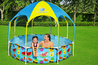 Steel Pro 1,688 Liters Splash in Shade Play Pool 2.44m x 51cm