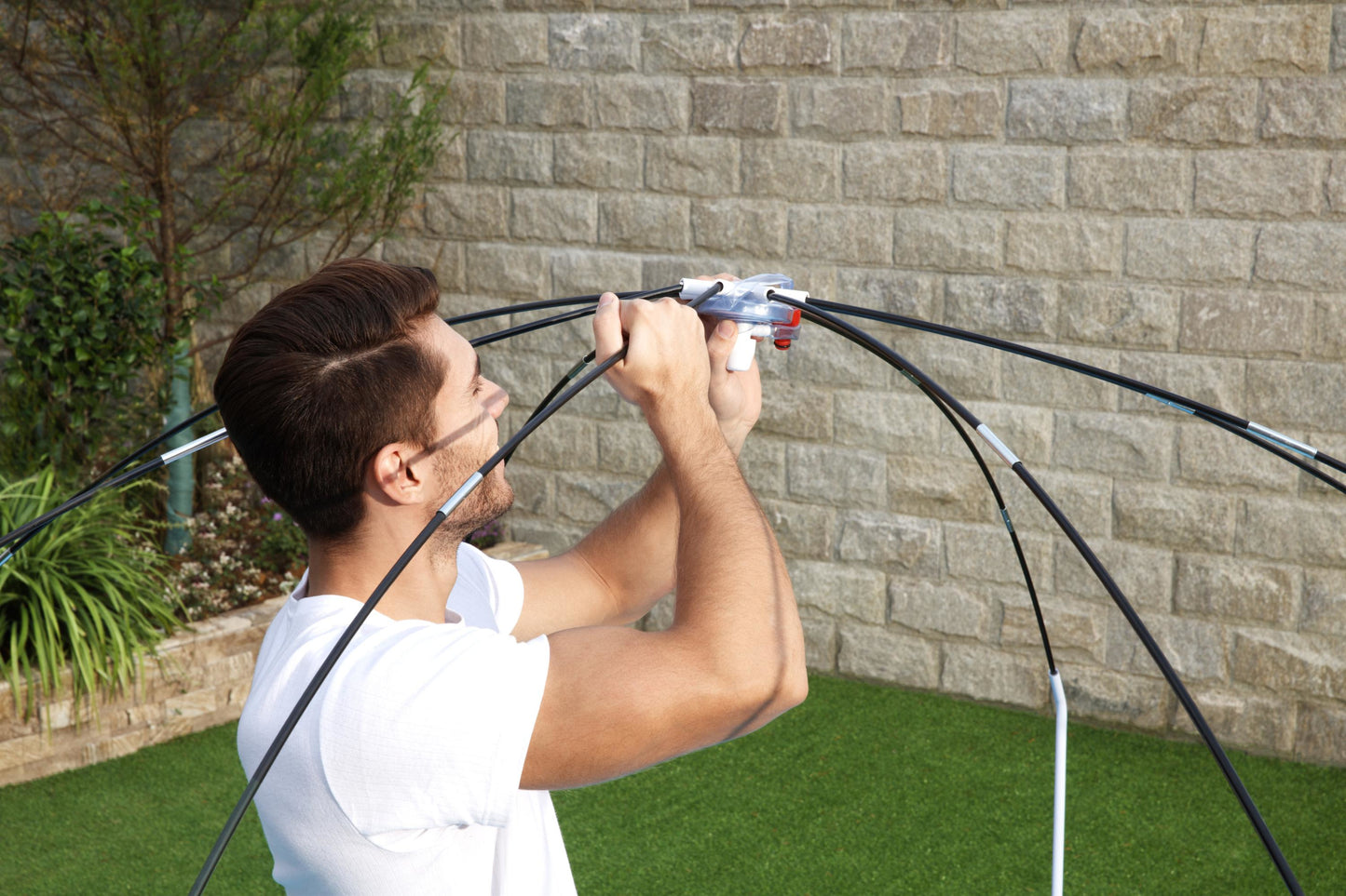 Steel Pro 1,688 Liters Splash in Shade Play Pool 2.44m x 51cm
