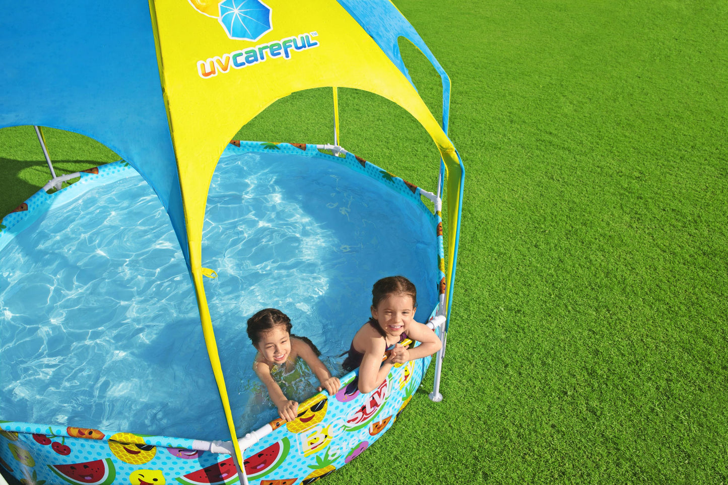 Steel Pro 1,688 Liters Splash in Shade Play Pool 2.44m x 51cm