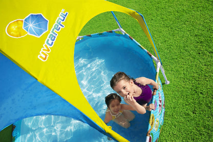 Steel Pro 1,688 Liters Splash in Shade Play Pool 2.44m x 51cm