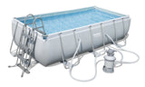 Power Steel® 6,478 Liters Rectangular Pool Set 4.04m x 2.01m x 1.00m