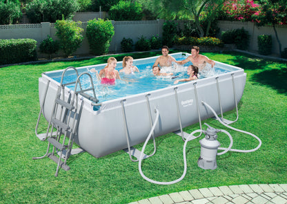 Power Steel® 6,478 Liters Rectangular Pool Set 4.04m x 2.01m x 1.00m