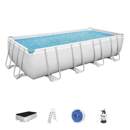 Power Steel® 11,532 Liters Rectangular Pool Set 4.88m x 2.44m x 1.22m