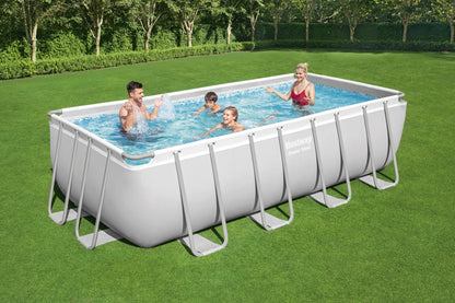 Power Steel® 11,532 Liters Rectangular Pool Set 4.88m x 2.44m x 1.22m