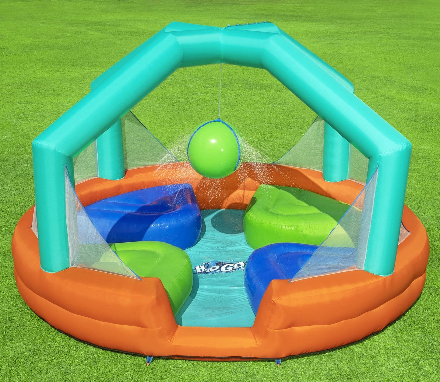 Dodge & Drench Water Park Jumper And Slider / Pool