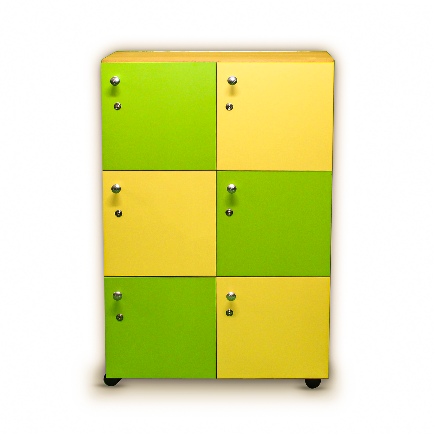 Six Cubby Storage Locker