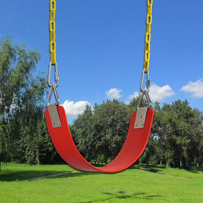 Heavy Duty Swing Seat with Rubber Coated Chain
