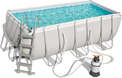 Power Steel® 8,124 Liters Rectangular Pool Set 4.12m x 2.01m x 1.22m