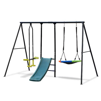 Swing Set with Slide and Glider