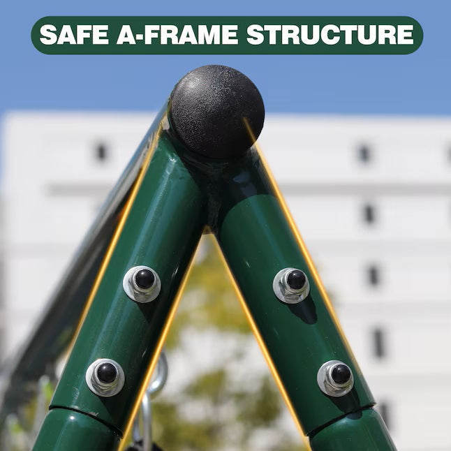Kids Swing Set with Saucer Swing