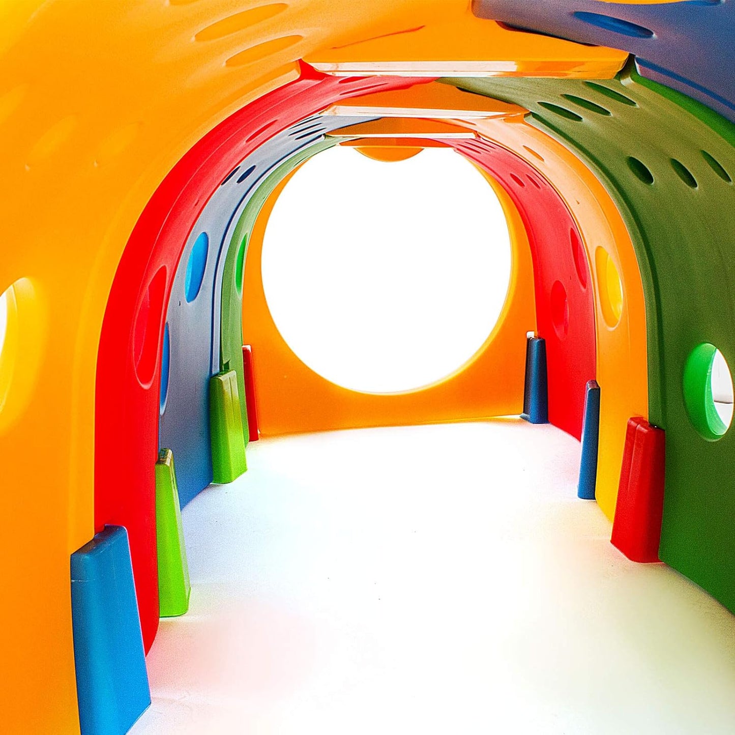 Caterpillar Tunnel 4 Compartments Multicolor