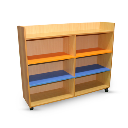 Shelving Unit with Six Cubby Storage