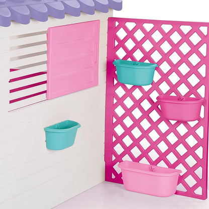 GARDEN PLAYHOUSE WITH FENCE