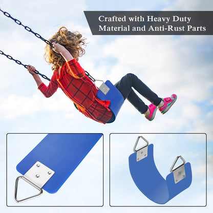 Heavy Duty Swing Seat with Rubber Coated Chain